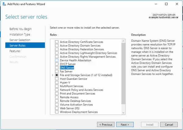 Мастер добавления ролей и компонентов windows server 2012