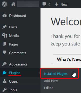 Como ativar e desativar plugins do WordPress | Hostwinds