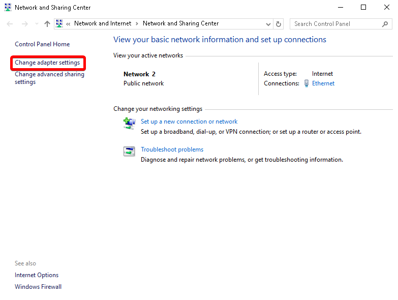 Change Network Adapter DNS Server Settings Hostwinds