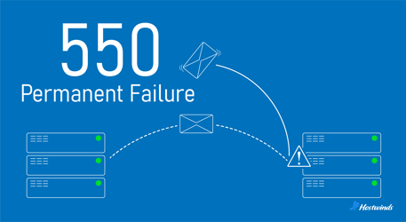 550 fallimento permanente: cause e correzioni Immagine in primo piano