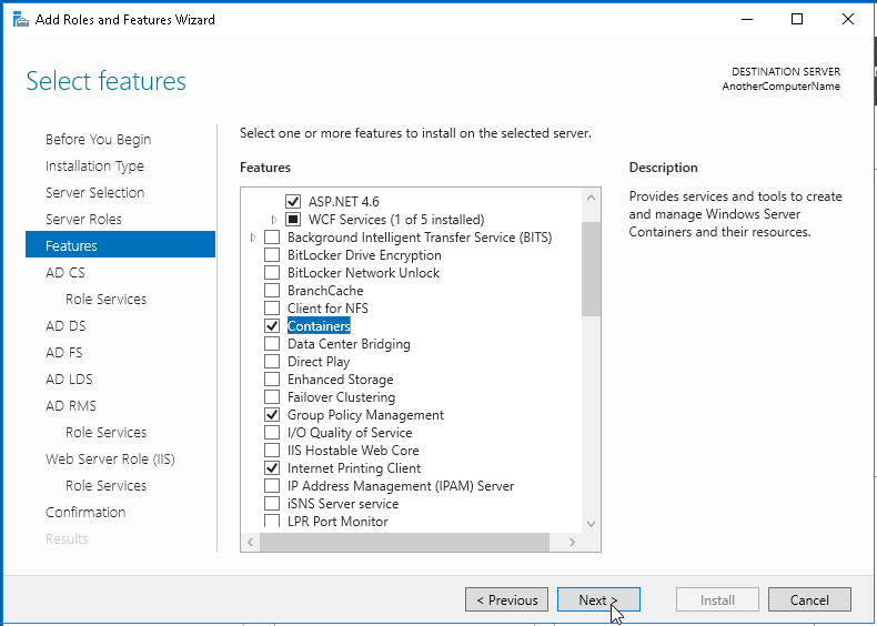 Мастер добавления ролей и компонентов windows server 2012