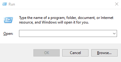 windows run command window